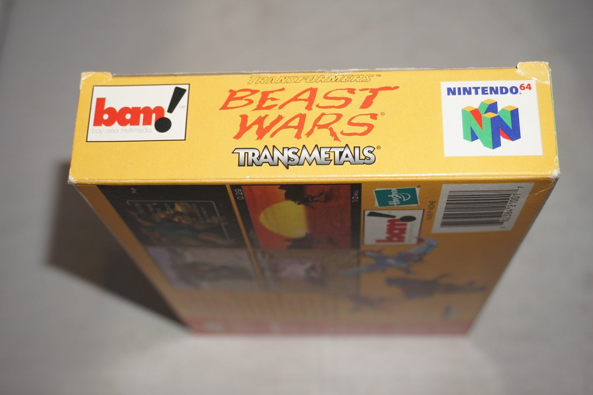 Transformers Beast Wars Transmetals (Nintendo 64 N64) with Box No Manual