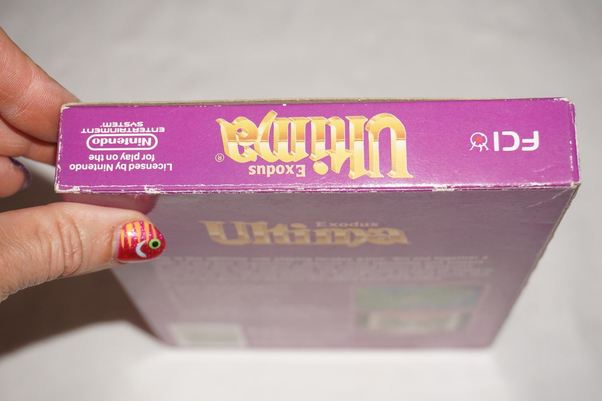 Ultima Exodus (Nintendo NES) Complete in Box w/ Hint Book Offer CIB