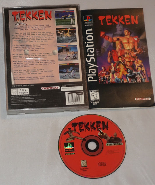 Tekken 1 (Sony Playstation 1 ps1) Complete Long Box