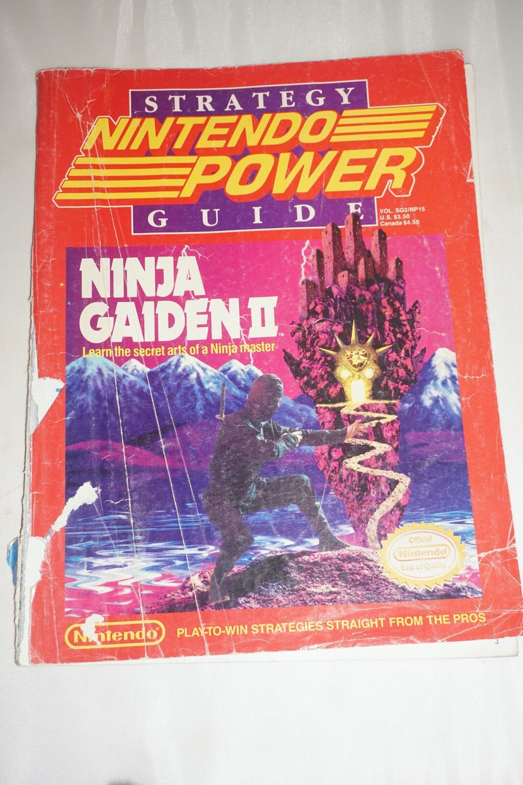 Sg2/Np15 Ninja Gaiden II 2 15 Nintendo Power Magazine #8