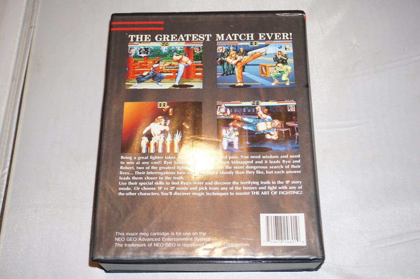 Art of Fighting 1 (Neo Geo AES English) Complete