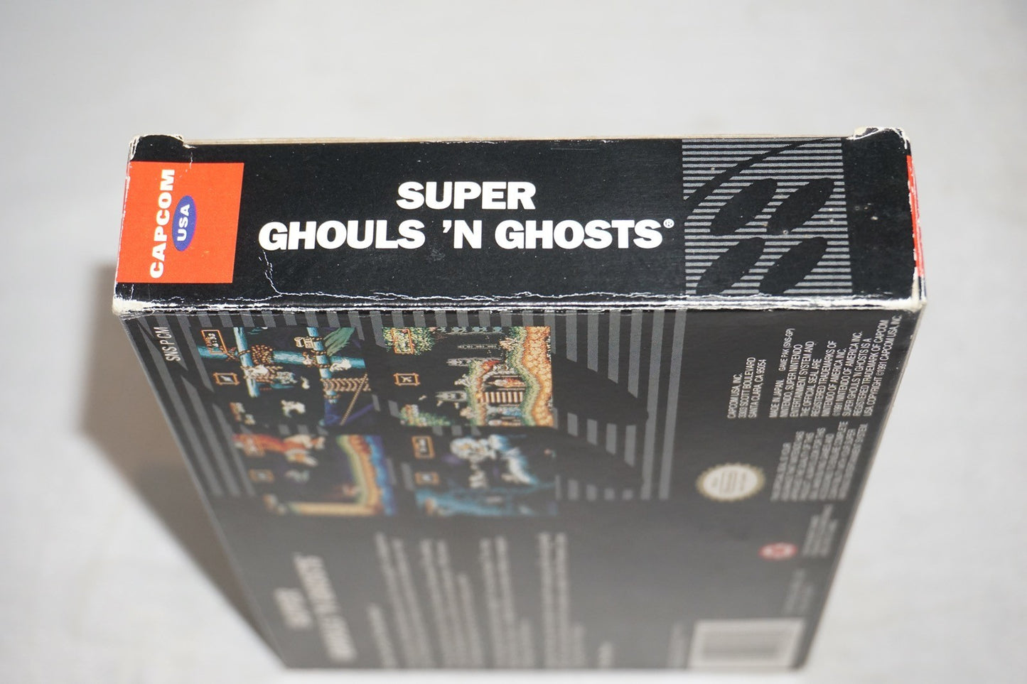 Super Ghouls N Ghosts (Super Nintendo SNES) Complete in Box CIB