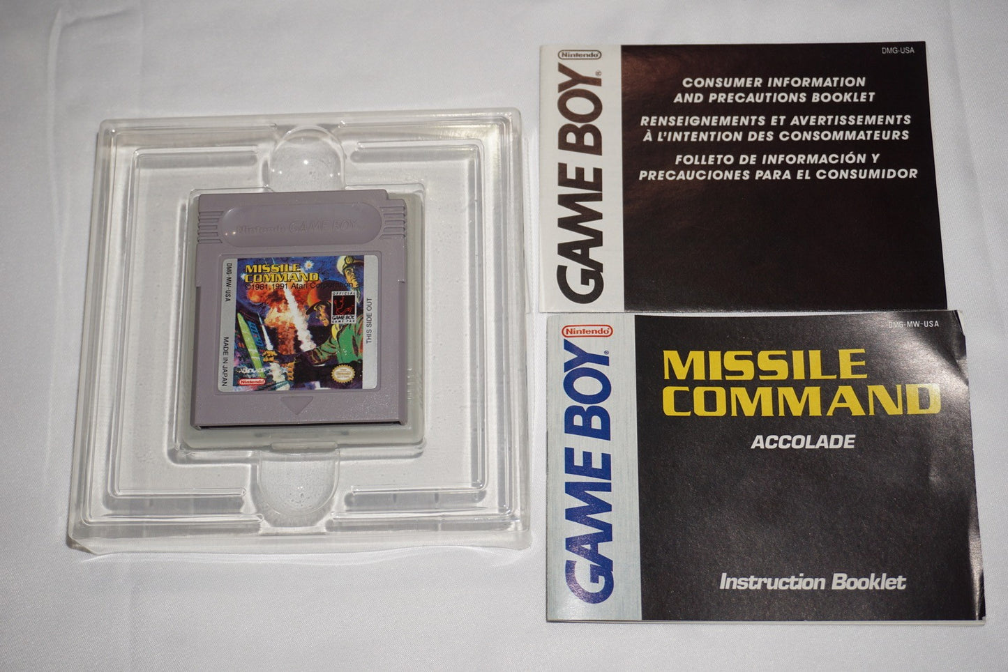Missile Command (Nintendo Game Boy Gameboy) Complete in Box CIB