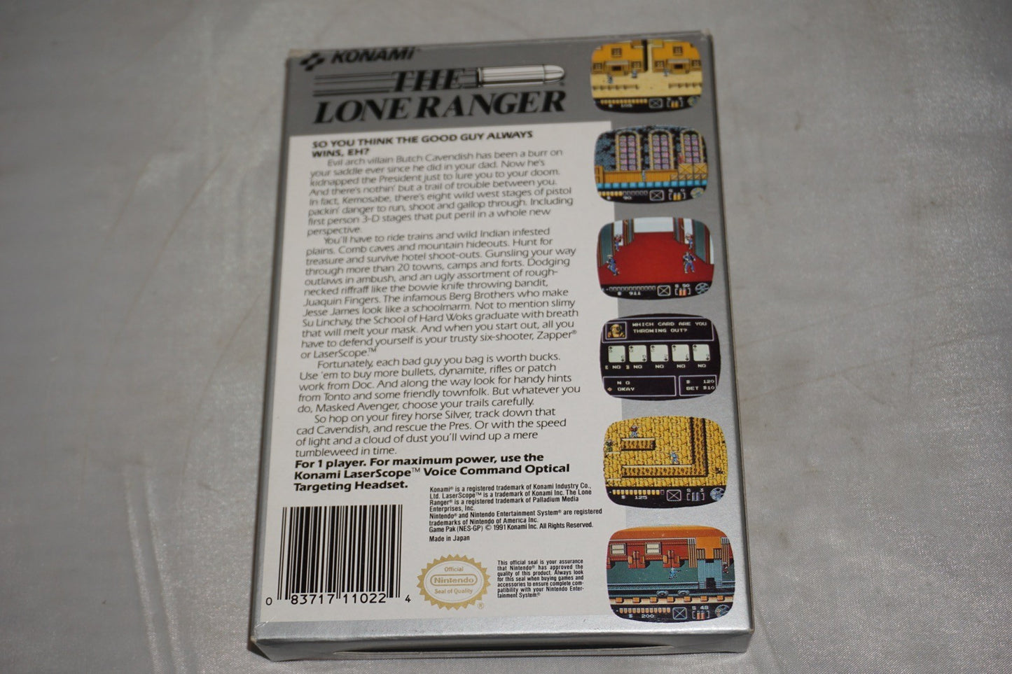 Lone Ranger (Nintendo NES) Complete in Box CIB