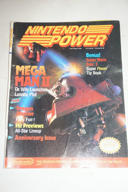 July/August 1989 Mega Man II Nintendo Power Magazine #2