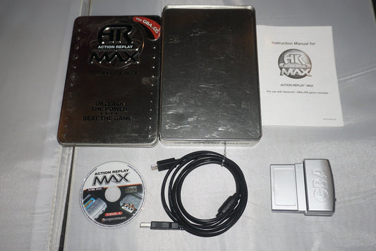 Action Replay Max (Nintendo Gameboy Advance DS GBA) Complete w/ Cable Tested #1