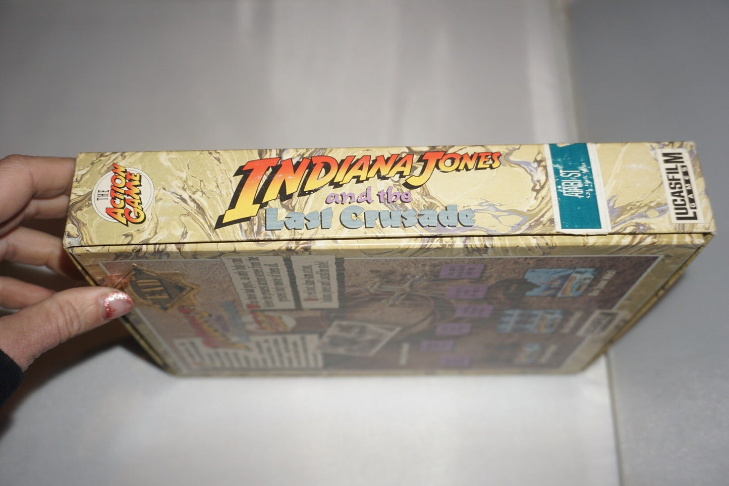 Indiana Jones Last Crusade (Atari 520ST 1040ST PC) Complete in Big Box CIB