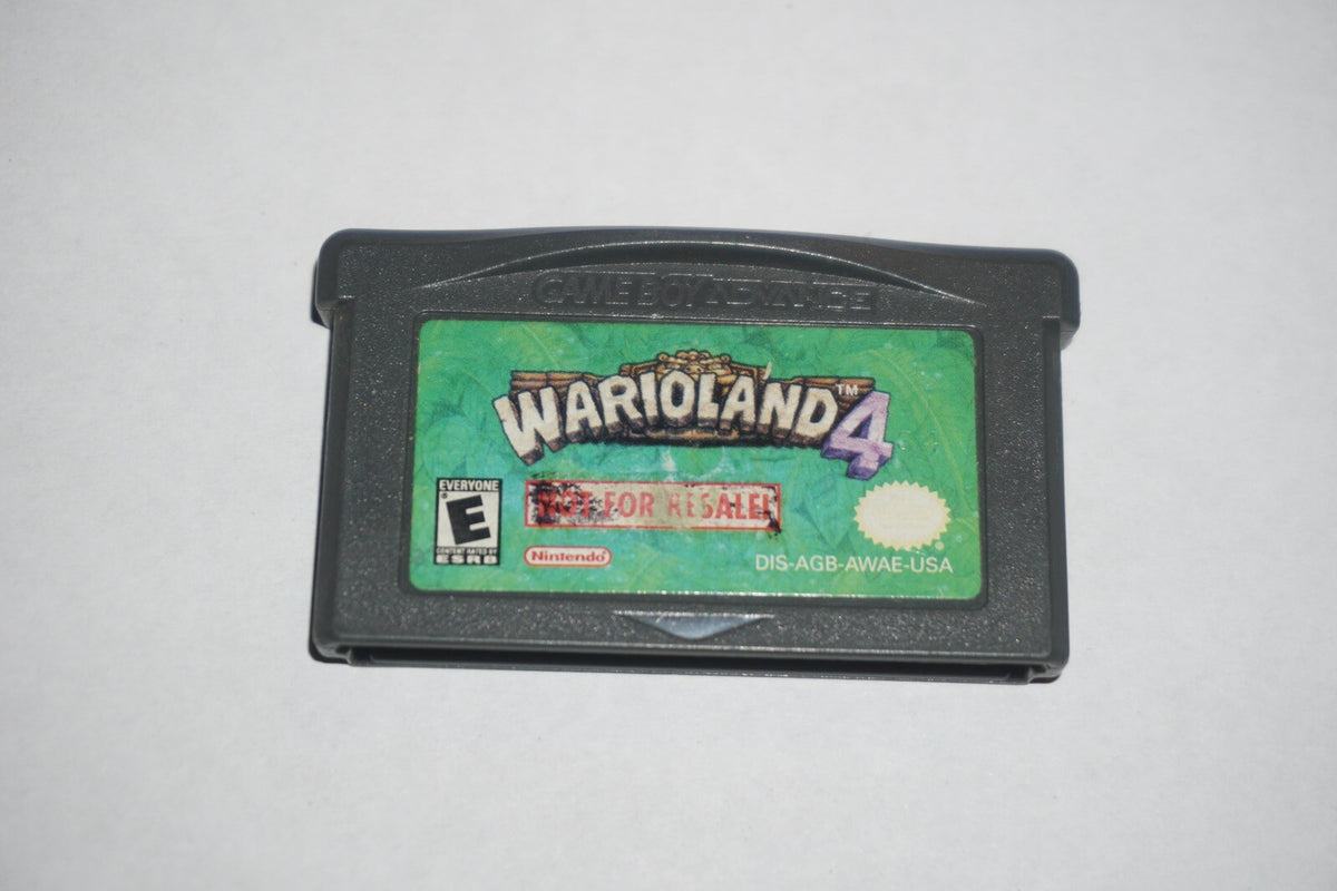Wario Land 4 Not for Resale (Nintendo Gameboy Boy Advance GBA) Cart Only Tested