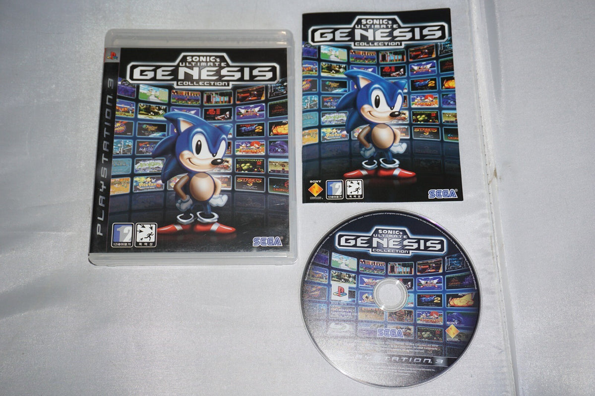 Sonic's Ultimate Genesis Collection (Playstation 3 ps3) Complete KOREAN Import