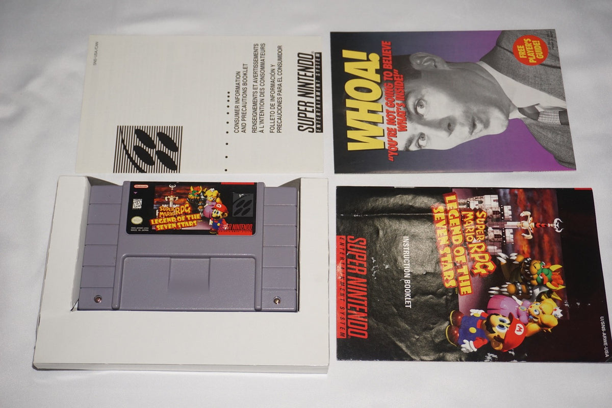 Super Mario RPG: Legend of Seven Stars (Super Nintendo SNES) Complete in Box CIB
