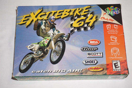 Excitebike (Nintendo 64 N64) Complete in Box CIB