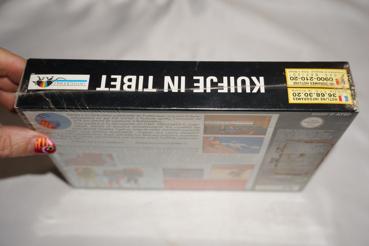 Tintin au Tibet (Super Nintendo SNES) NEW Sealed PAL UK