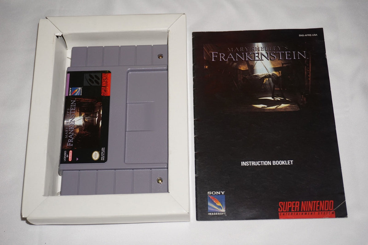Mary Shelley's Frankenstein (Super Nintendo SNES) Complete in Box CIB
