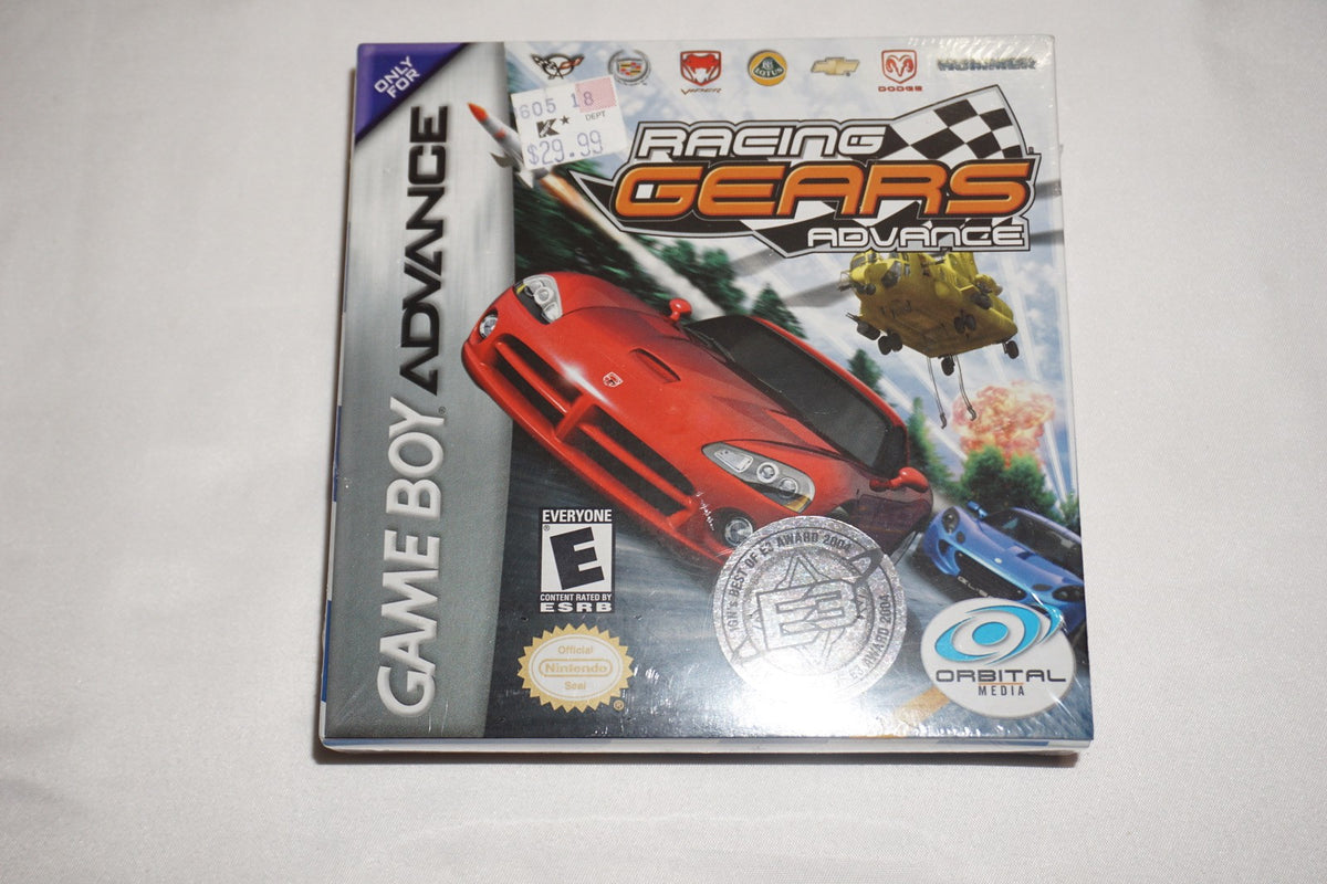 Racing Gears (Nintendo Game Boy Advance GBA) NEW Sealed