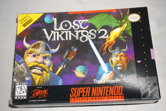 Lost Vikings 2 (Super Nintendo SNES) Complete in Box CIB
