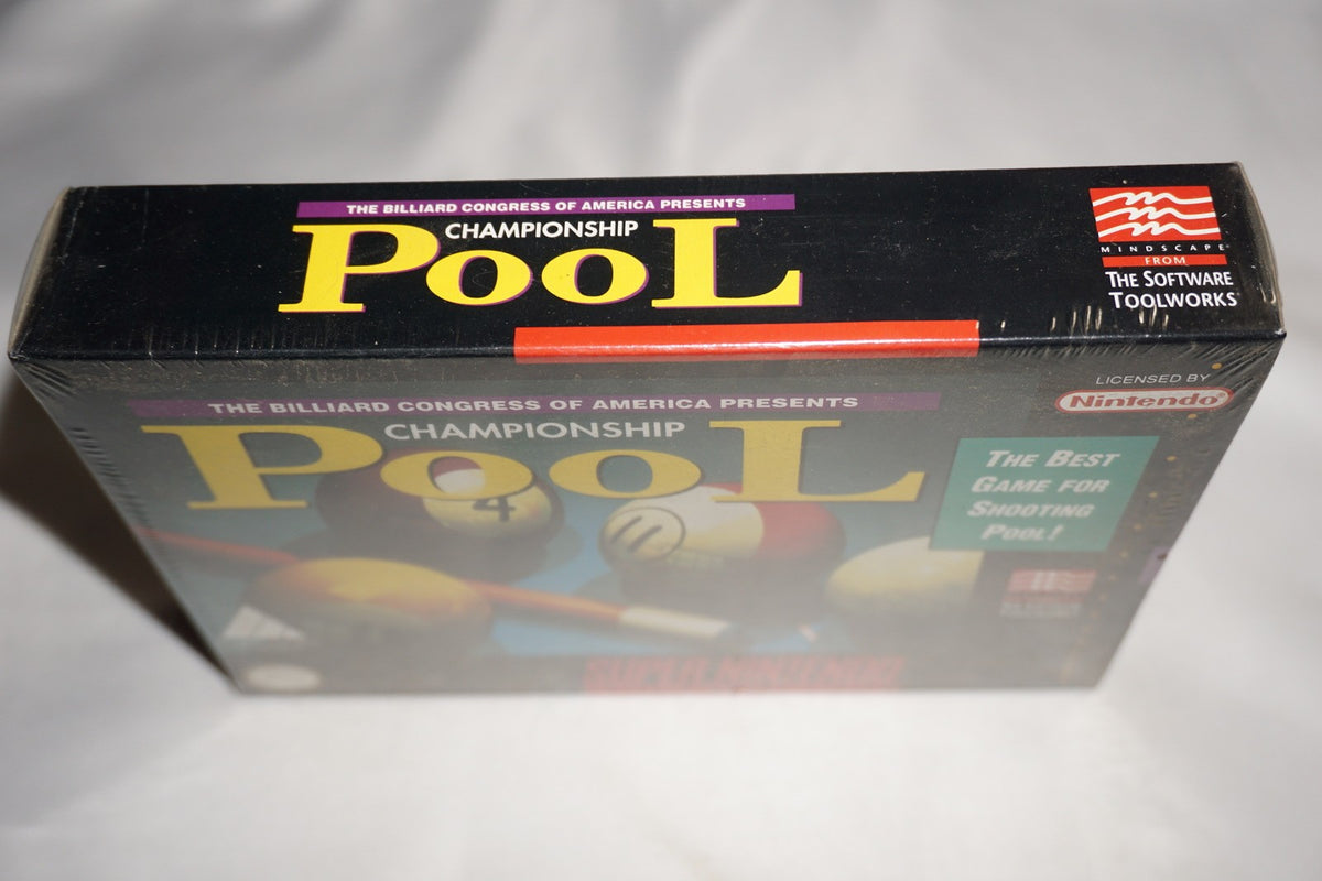 Championship Pool (Super Nintendo SNES) NEW Sealed