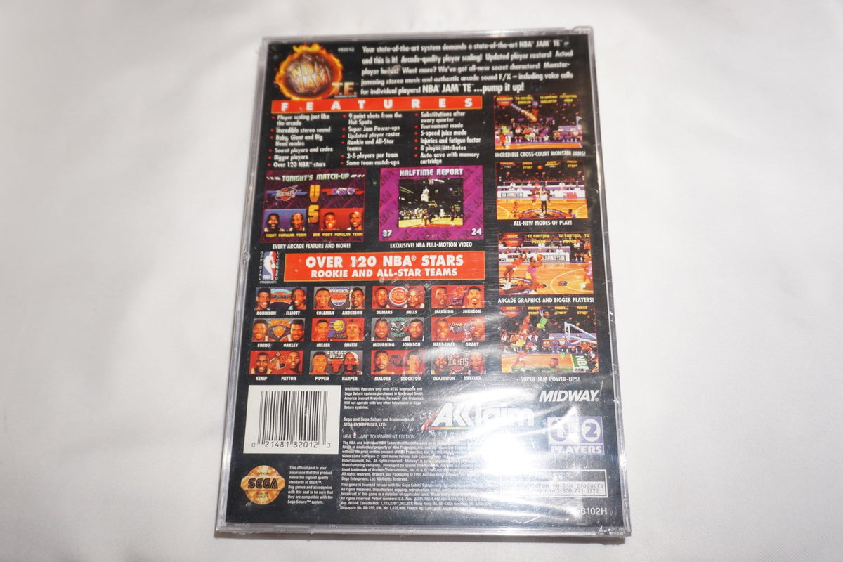 NBA Jam Tournament Edition T.E TE (Sega Saturn) NEW Sealed