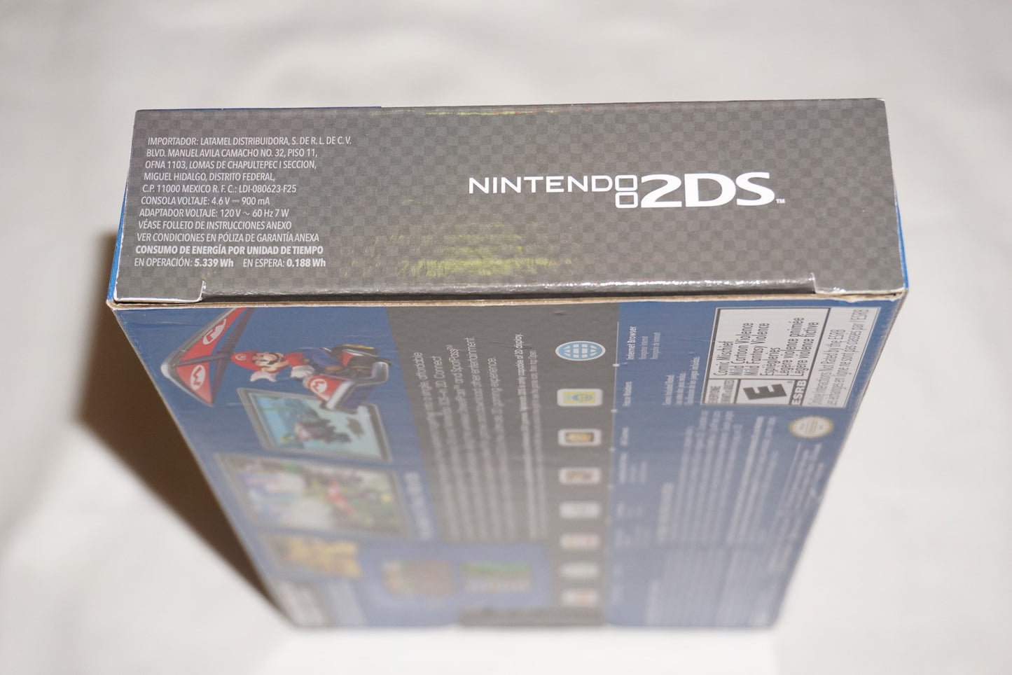 Mario Kart 7 Limited Edition 4GB Electric Blue 2DS Console System NEW