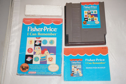 Fisher Price I Can Remember (Nintendo NES) Complete in Box CIB