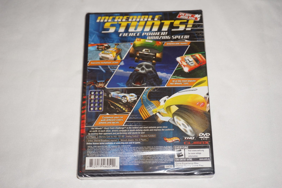 Hot Wheels: Stunt Track Challenge (Sony Playstation 2 ps2) NEW Sealed