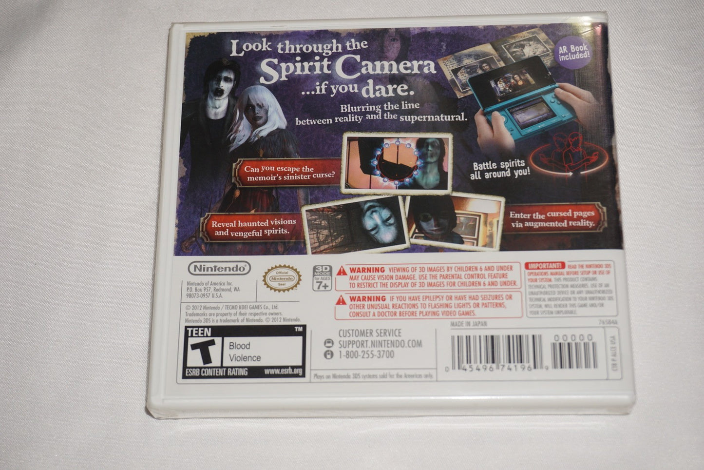 Spirit Camera (Nintendo 3DS) NEW Sealed