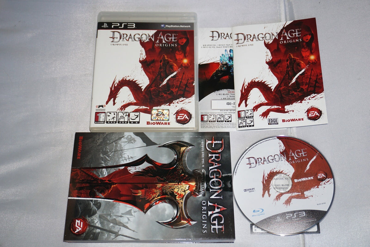 Dragon Age Origins Collector's (Playstation 3 ps3) Complete KOREAN Import