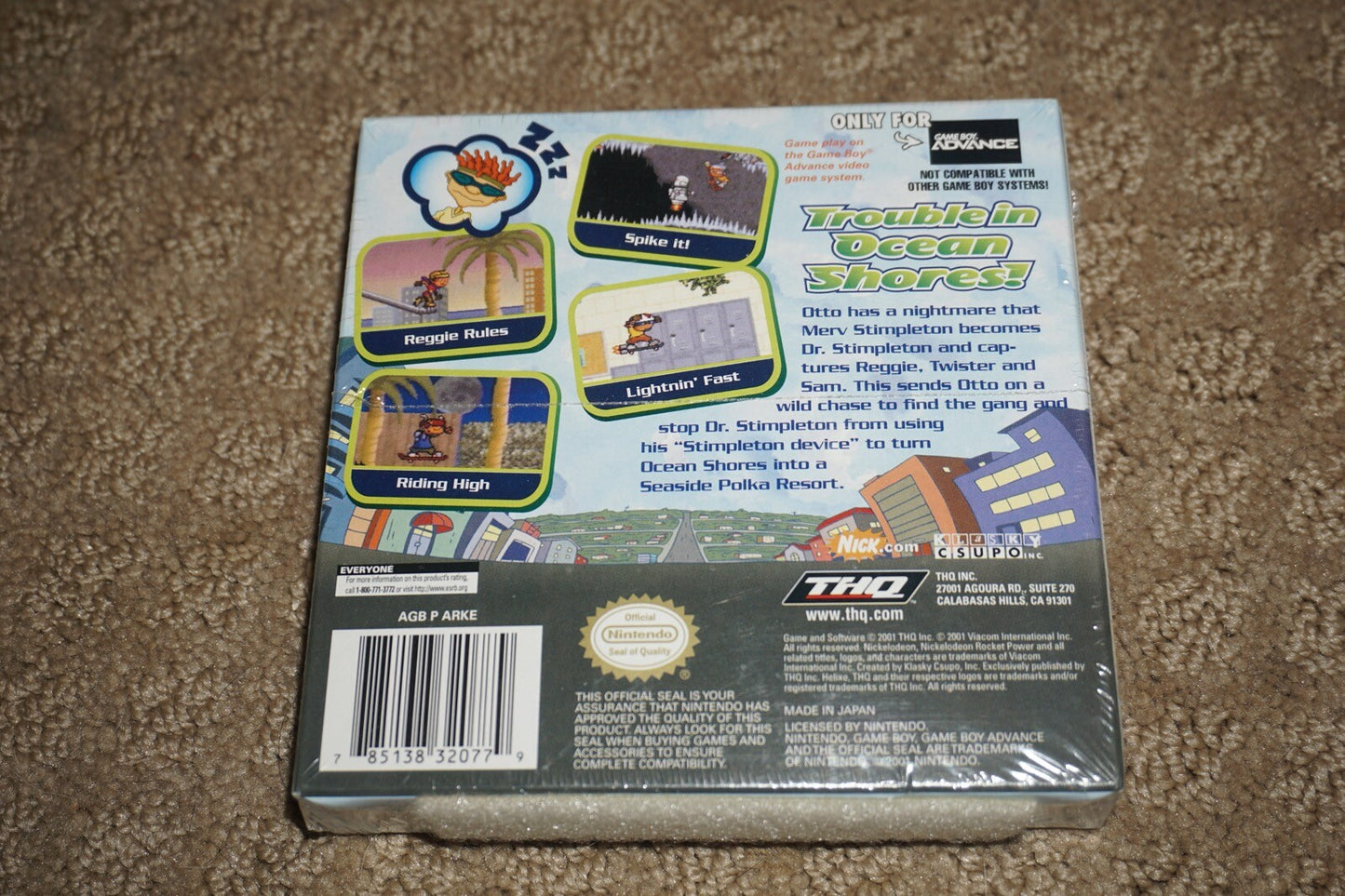 Rocket Power Dream Scheme (Nintendo Gameboy Boy Advance GBA) NEW Sealed