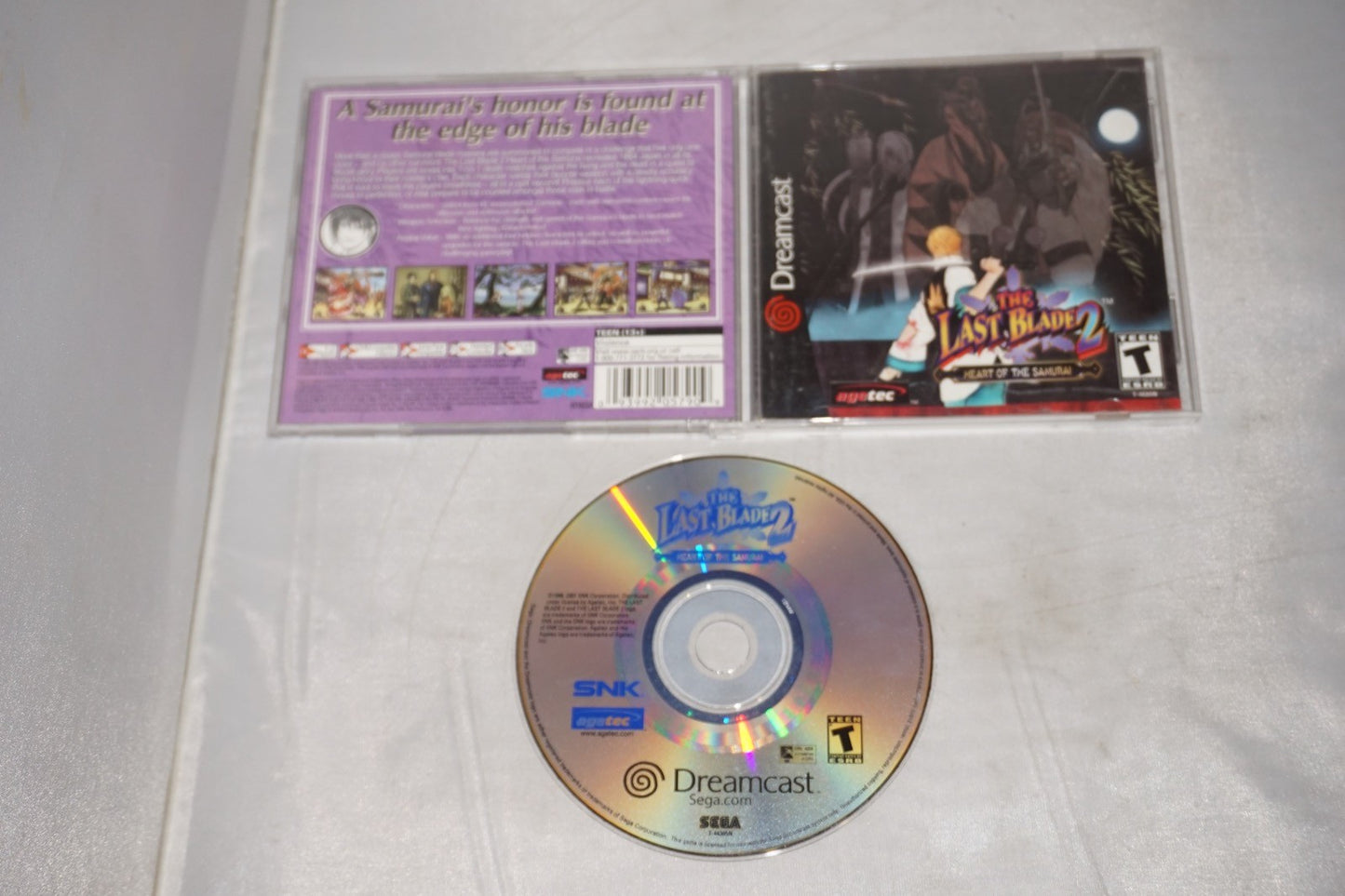 Last Blade 2 (Sega Dreamcast) Complete w/ Reg Card