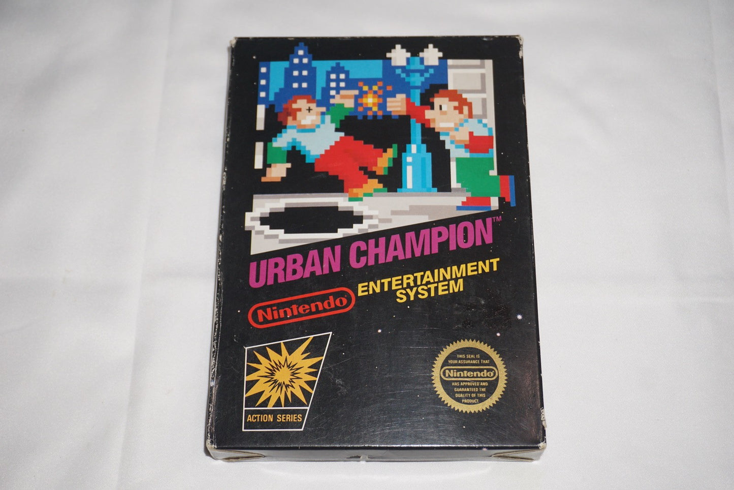Urban Champion 5 Screw Hangtab (Nintendo NES) Complete in Box CIB