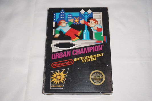 Urban Champion 5 Screw Hangtab (Nintendo NES) Complete in Box CIB
