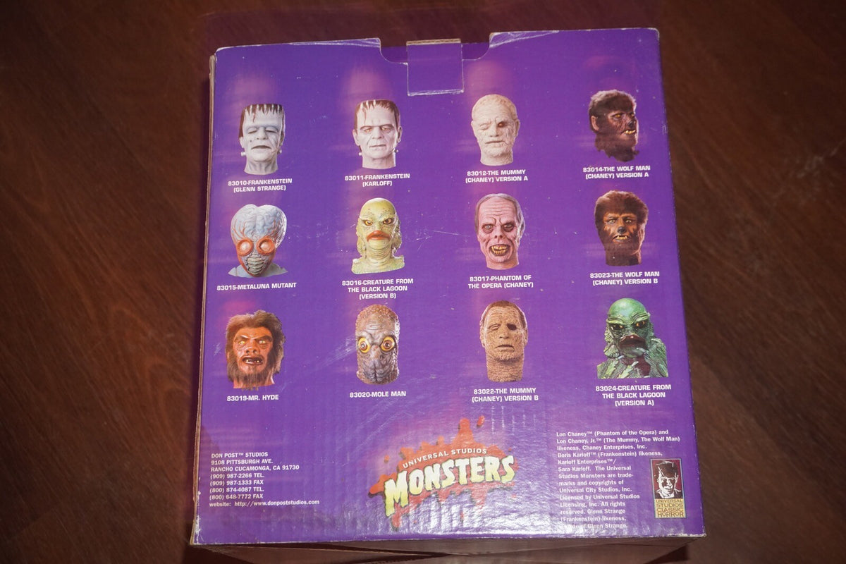 Universal Studios Monsters Frankenstein Calendar Mask NEW In Box Glenn Strange