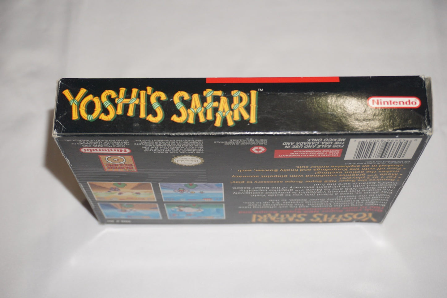 Yoshi's Safari (Super Nintendo SNES) Complete in Box CIB