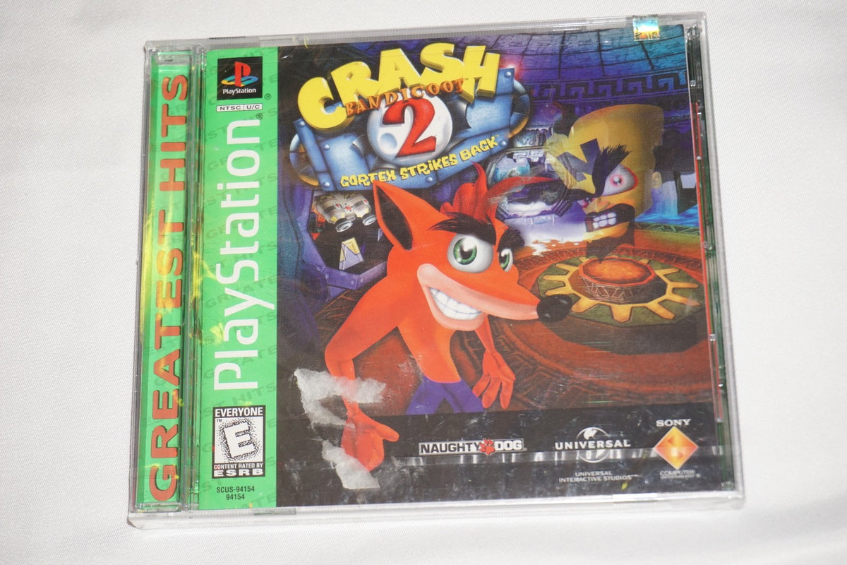 Crash Bandicoot 2 Cortex Strikes GH (Sony Playstation 1 ps1) NEW Factory Sealed
