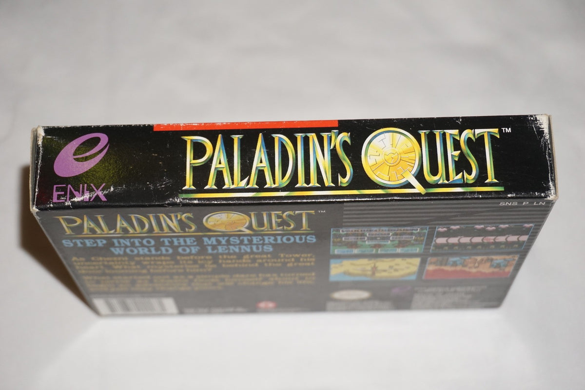 Paladin's Quest (Super Nintendo SNES) Complete in Box w/ Chart CIB