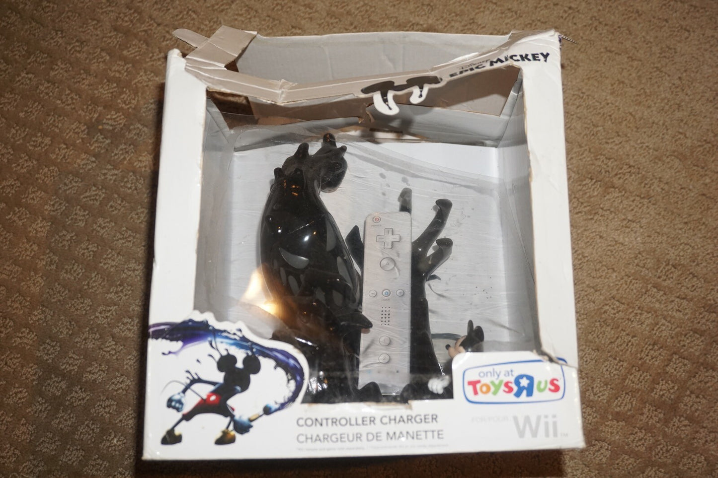 Epic Mickey Controller Charger (Nintendo Wii) NEW Toys R Us TRU