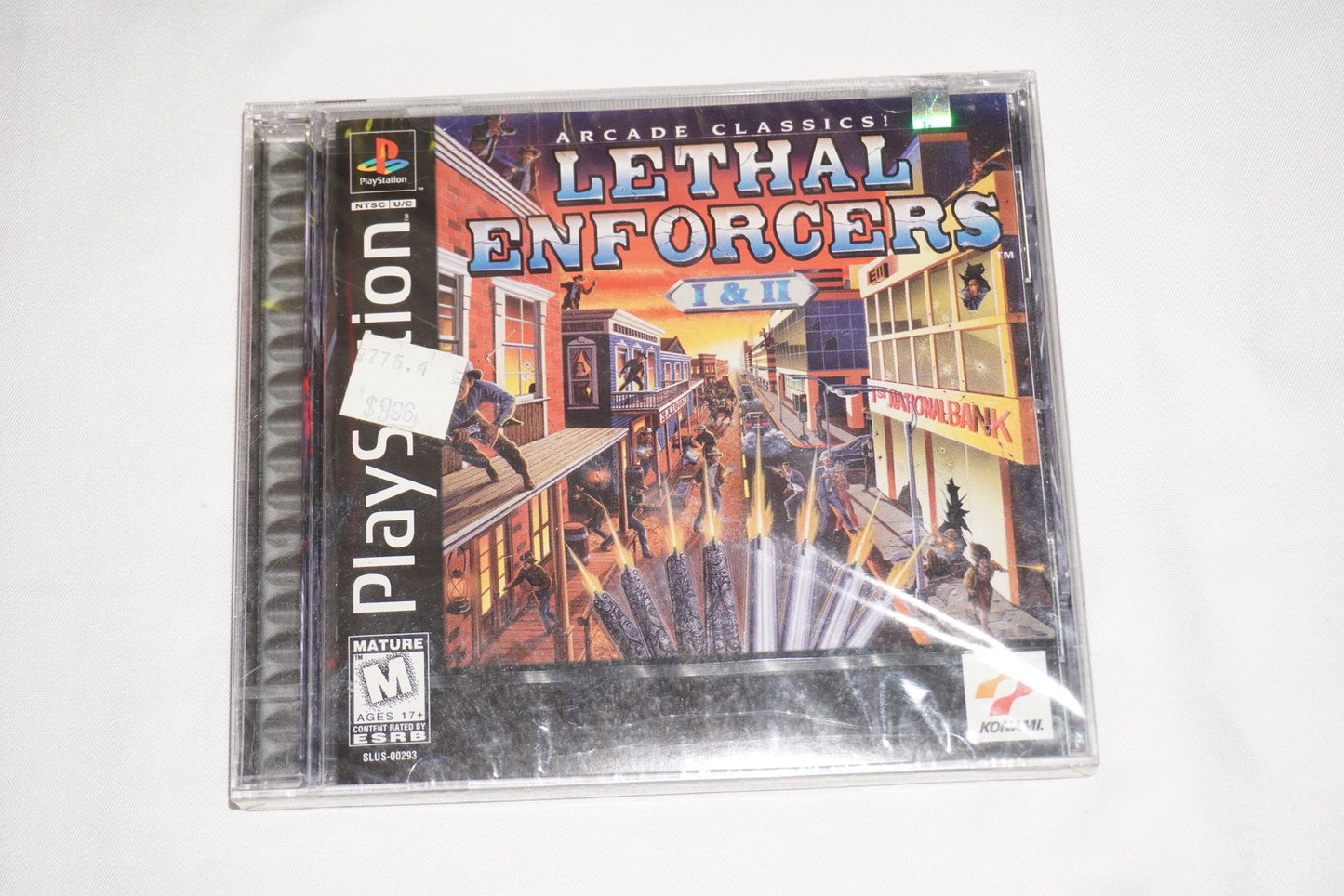 Lethal Enforcers I & II 1 2 (Sony Playstation 1 ps1) NEW Sealed