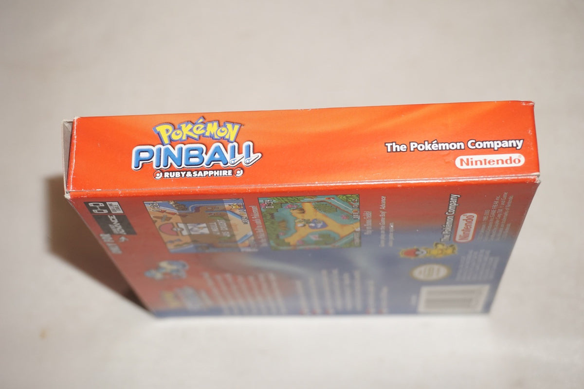 Pokemon Pinball Ruby (Gameboy Advance Game Boy GBA) Complete CIB Authentic