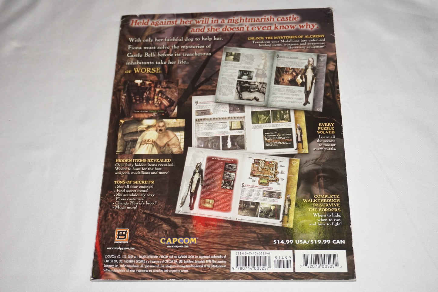 Haunting Ground Official Brady Strategy Guide Playstation 2 ps2