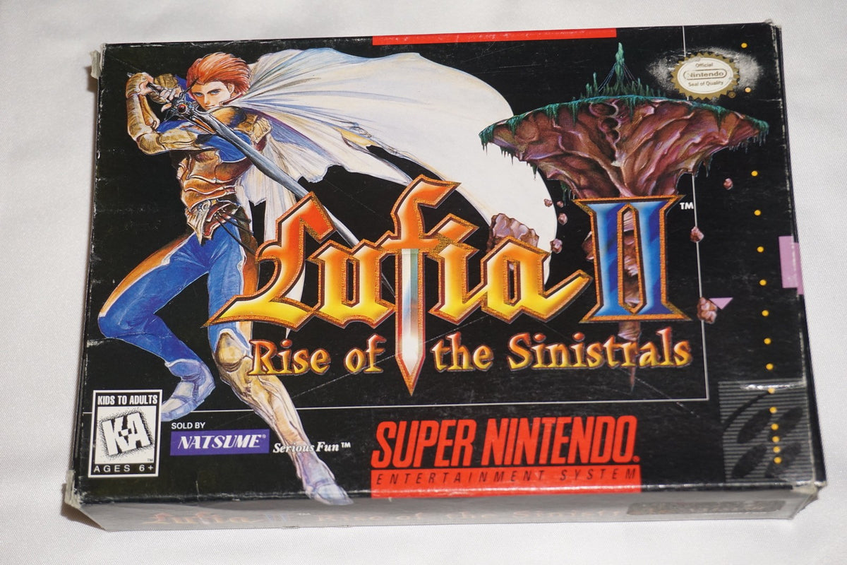Lufia II Rise Sinistrals 2 (Super Nintendo SNES) Complete in Box CIB