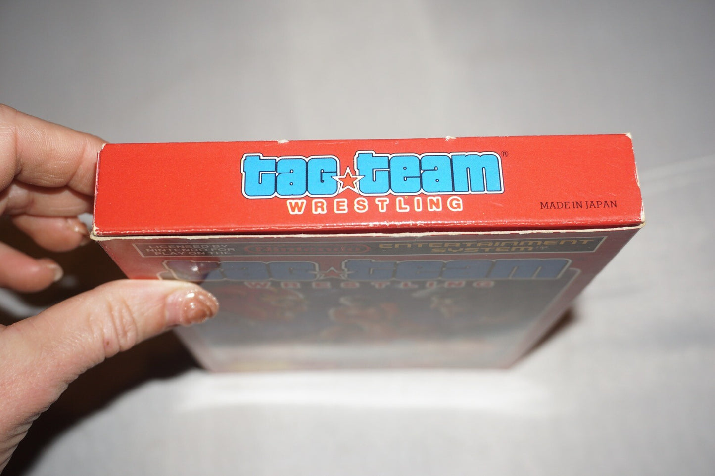 Tag Team Wrestling HANGTAB (Nintendo NES) Complete in Box CIB #1