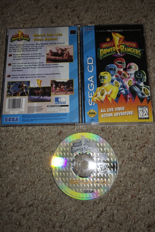 Mighty Morphin Power Rangers (Sega CD) Complete