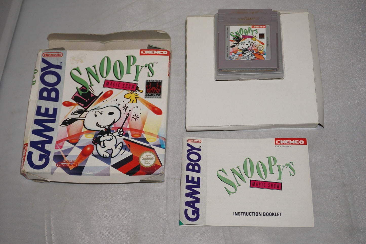 Snoopy's Magic Show (Gameboy GB Game Boy) Complete CIB Authentic