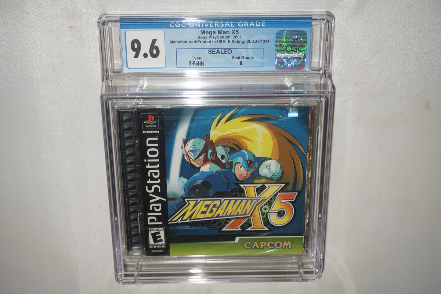 Mega Man X5 (Sony Playstation ps1) CGC 9.6 A NEW Sealed