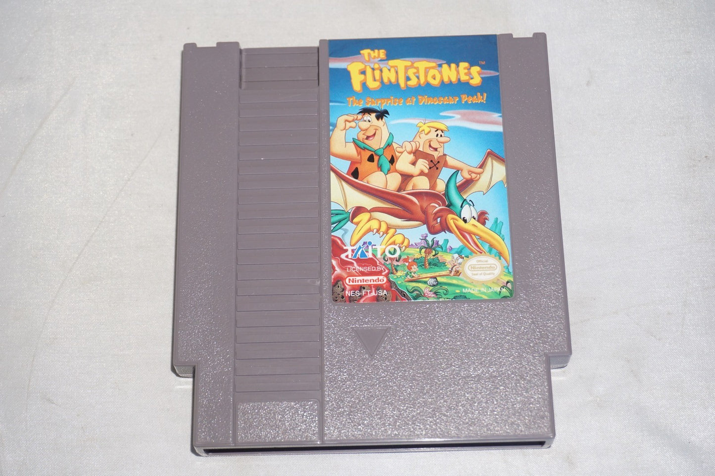 Flintstones: The Surprise at Dinosaur Peak (Nintendo NES) Cart Only Authentic