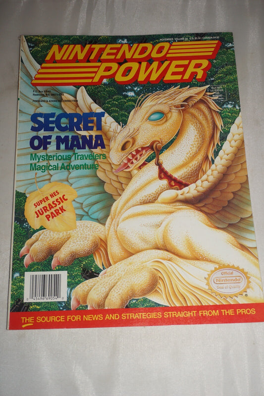 Nintendo Power Vol 54 Secret of Mana Magazine #3 Poster Cards