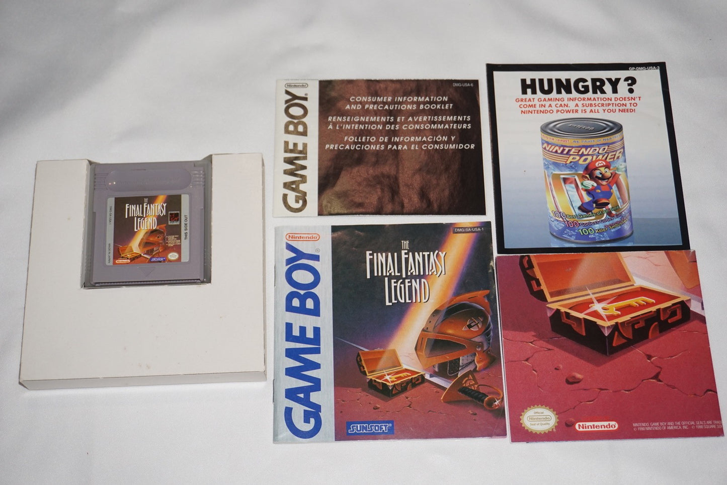 Final Fantasy Legend 1 (Nintendo Game Boy) Complete in Box w/ Poster CIB