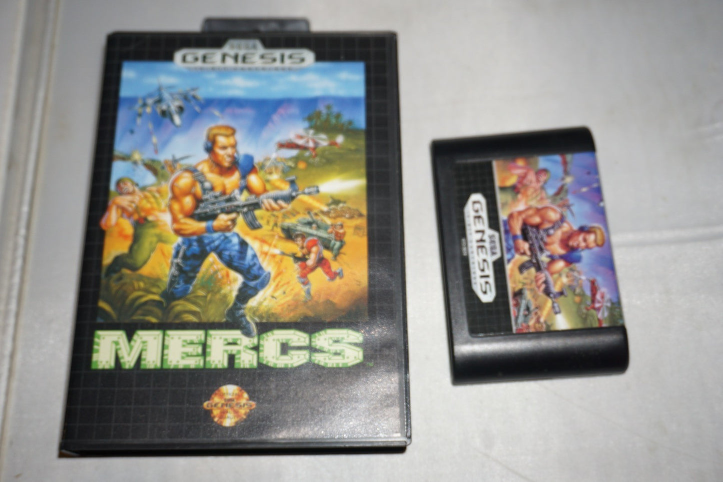 Mercs (Sega Genesis) with Case No Manual