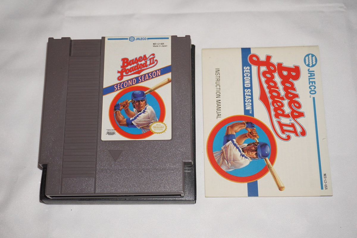 Bases Loaded II: Second Season 2 (Nintendo NES) Complete in Box CIB