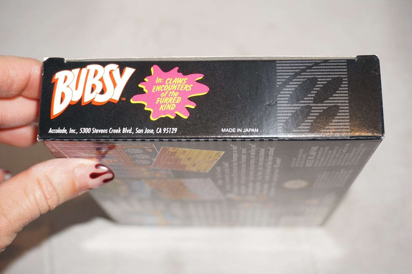 Bubsy 1 (Super Nintendo SNES) Complete in Box CIB