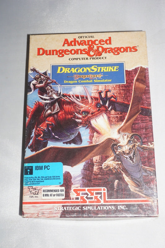 Advanced Dungeons & Dragons DragonStrike (PC IBM) Complete in Box CIB